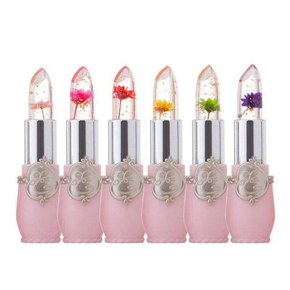 Flower Lipstick Color Jelly Transparent Magic Changing Lip Temperature Change Au