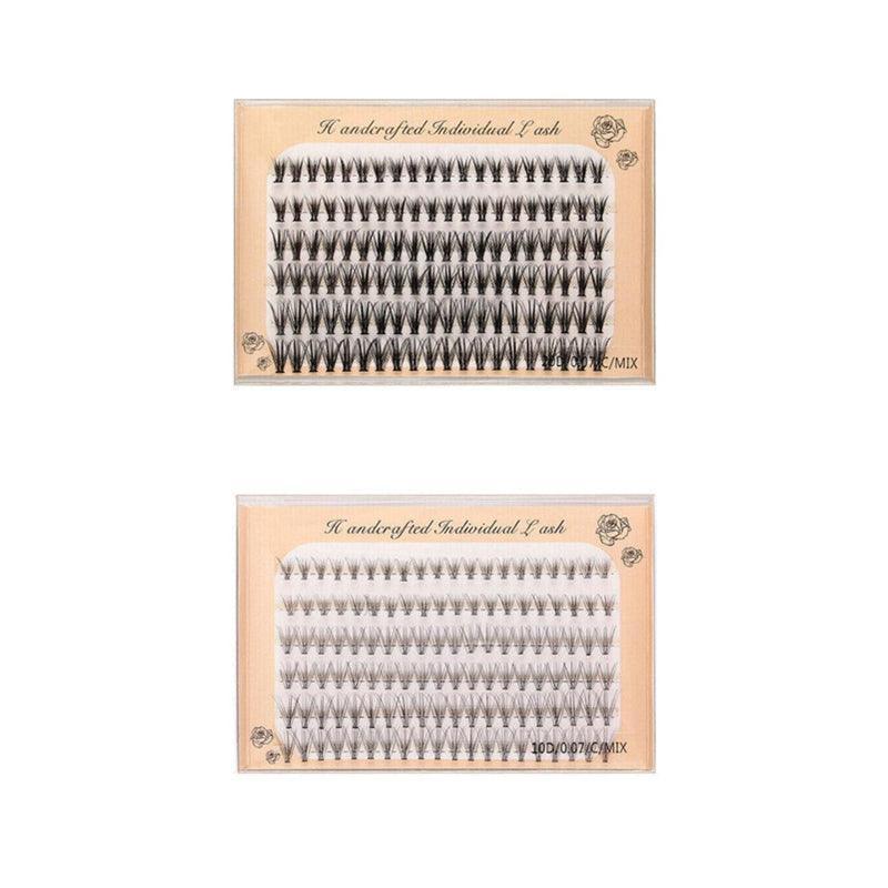 Volume Cluster Eyelash Extension Individual Russian False Mink Lashes C 10D/20D
