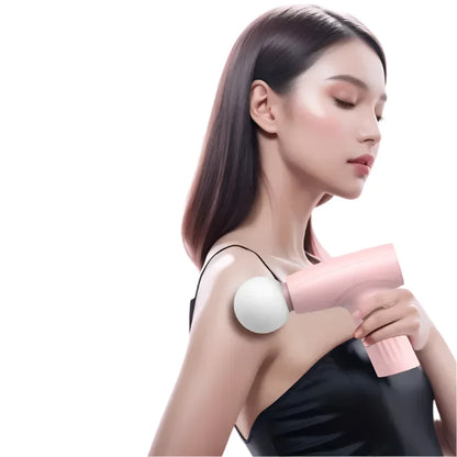 NNEOBA Mini Deep Tissue Massage Gun Handheld Muscle Therapy Pink