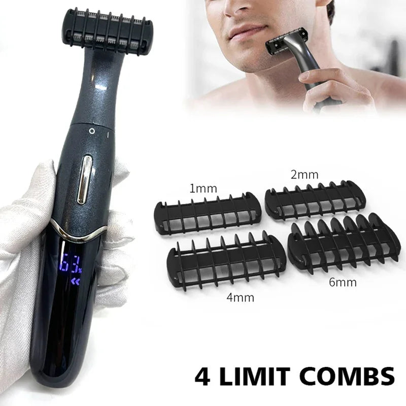 NNEOBA 7 in 1 Electric Epilator & Precision Shaver Wet & Dry Use Black