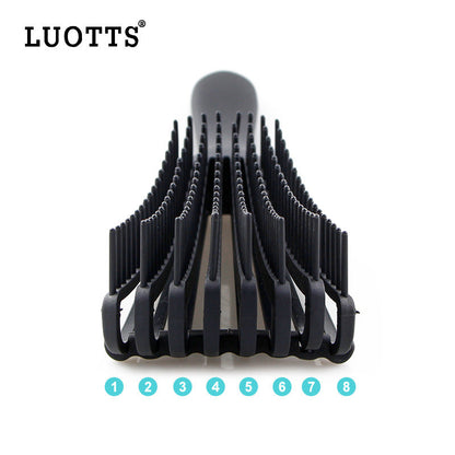 NNEDSZ 3PCS Purple Octopus-Style Detangling Brush - 8 Flexible Arms for Effortless Hair Styling