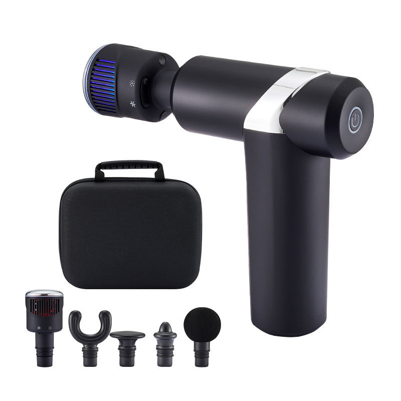 NNEDSZ Cold & Heat Therapy Massage Gun with 5 Heads and 2000mAh Battery