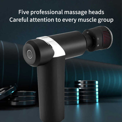 NNEDSZ Cold & Heat Therapy Massage Gun with 5 Heads and 2000mAh Battery