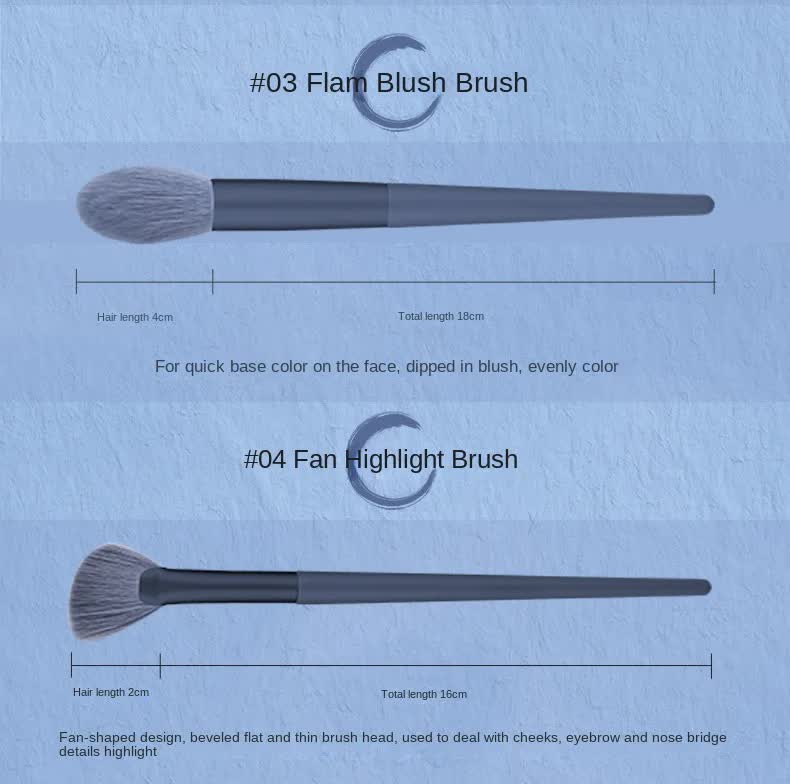 NNEDSZ Gray 12-Piece Professional Makeup Brush Set with Cosmetic Bag - Premium Synthetic Fiber, Wooden Handle, Aluminum Tube