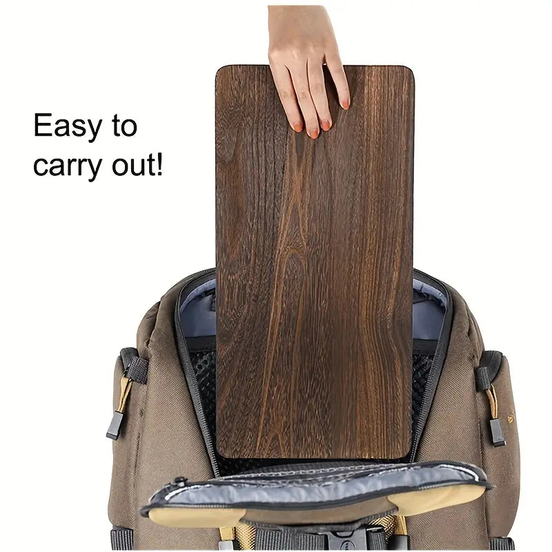 NNETM A folding yoga meditation bench supports deep inner peace