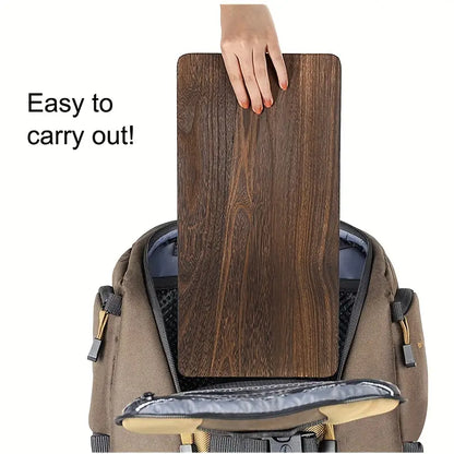 NNETM A folding yoga meditation bench supports deep inner peace