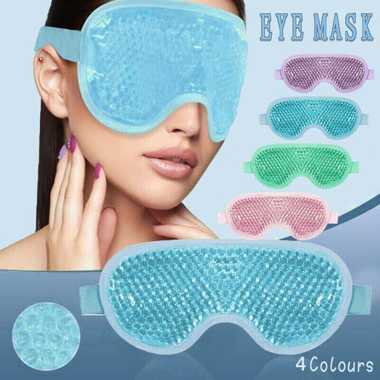 Gel Beads Eye Spa Hot/Cold Mask Reusable Cooling Ice Pack Pain Relief Tired Eyes